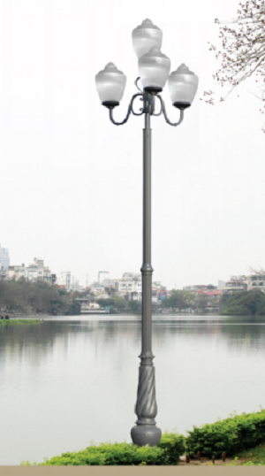 Cột đèn sân vườn - Hapulico - Công Ty TNHH MTV Chiếu Sáng Và Thiết Bị Đô Thị